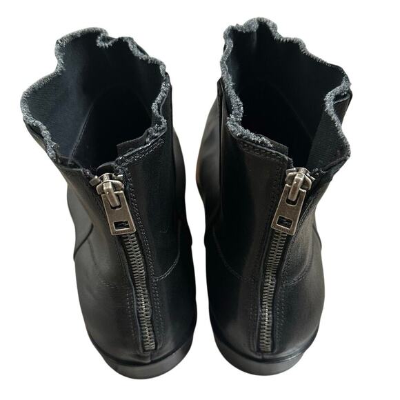 Zadig & Voltaire Romare Leather Ankle Boots Men's Black Size 44 - Picture 6 of 8